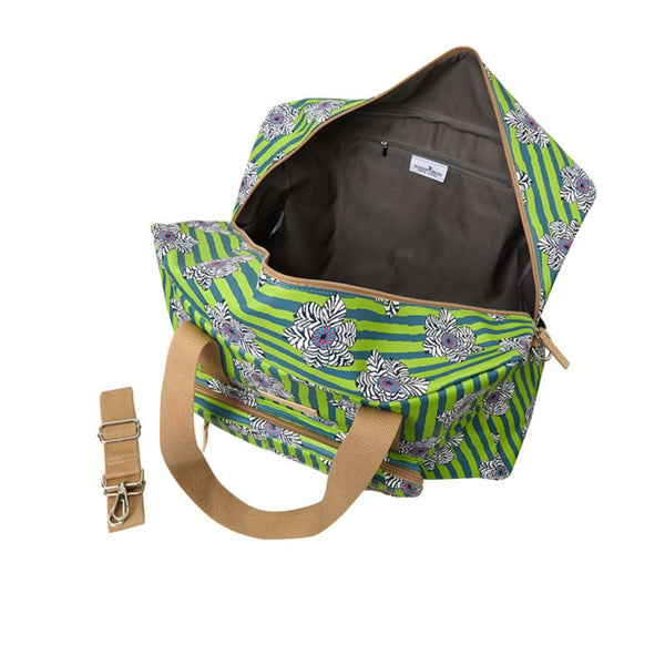 SoGood-Candy Weekender Bag - Zebra Flowers