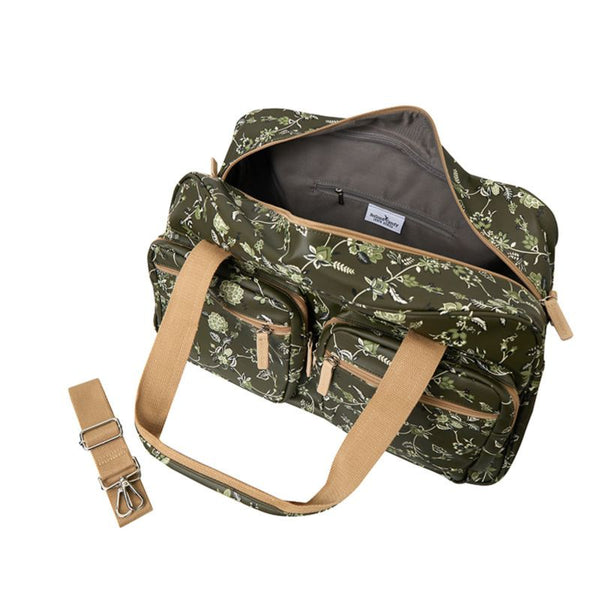 SoGood-Candy Weekender Bag - Green Floral