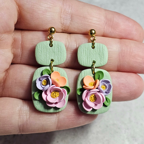 Polymer Clay Earring - LD612
