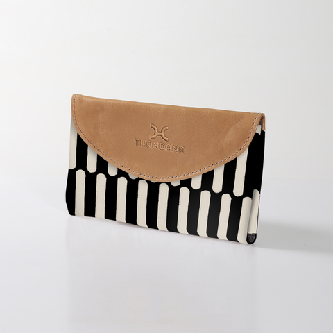 Ladies Purse Laminated Fabric - Indie - Pitch