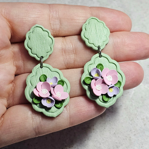 Polymer Clay Earring - LD613