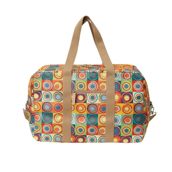SoGood-Candy Weekender Bag - Bright Circles