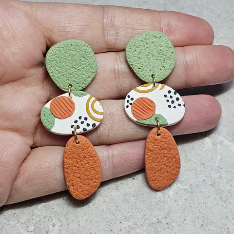 Polymer Clay Earring - LD618