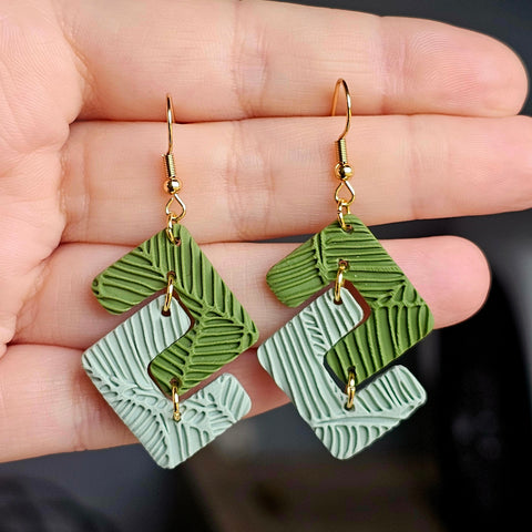 Polymer Clay Earring - LD664