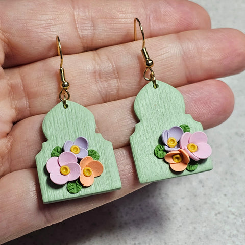 Polymer Clay Earring - LD610