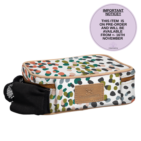 Snack Pack | Laminated Fabric with Genuine Leather - Confetti
