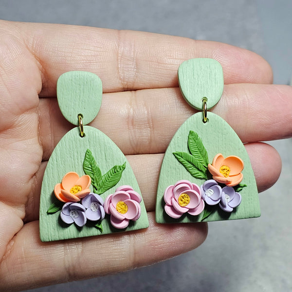 Polymer Clay Earring - LD615