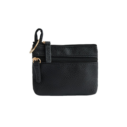 Escape 2 Zip Keyring Purse - Black