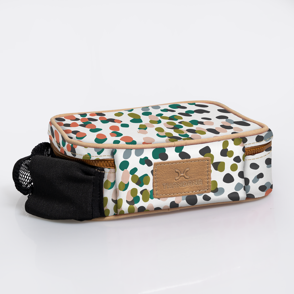 Snack Pack | Laminated Fabric with Genuine Leather - Confetti