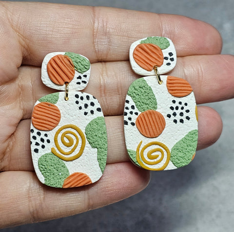 Polymer Clay Earring - LD619