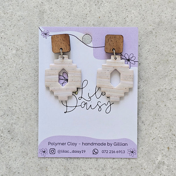 Polymer Clay Earring - LD361