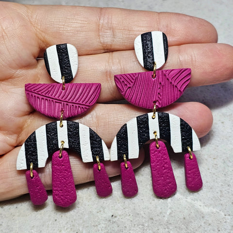 Polymer Clay Earring - LD583