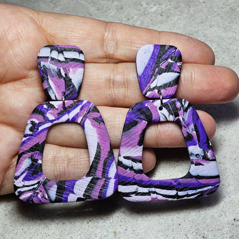 Polymer Clay Earring - LD596