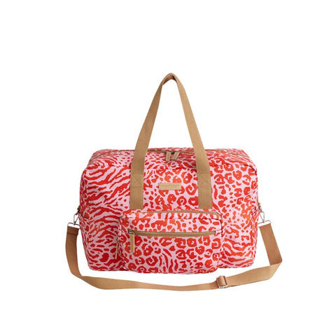 SoGood-Candy Weekender Bag - Carnival Leopard