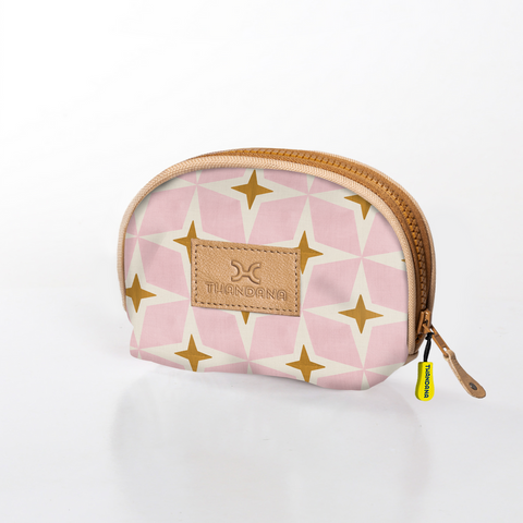 Makeup Bag Laminated Fabric - Nova - Blush