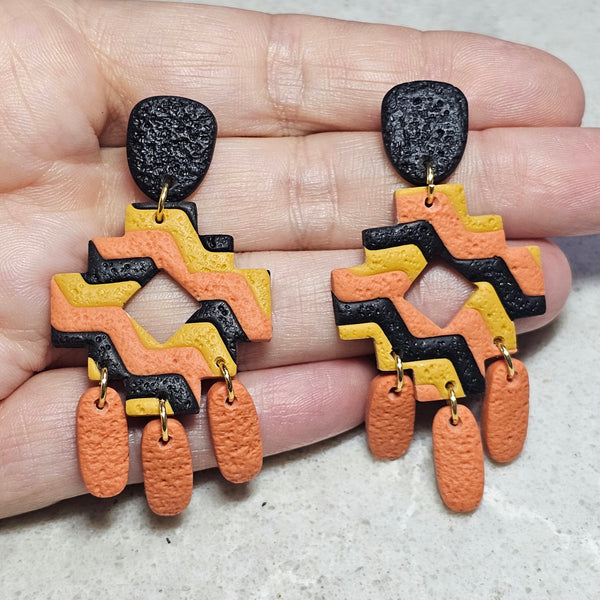Polymer Clay Earring - LD587