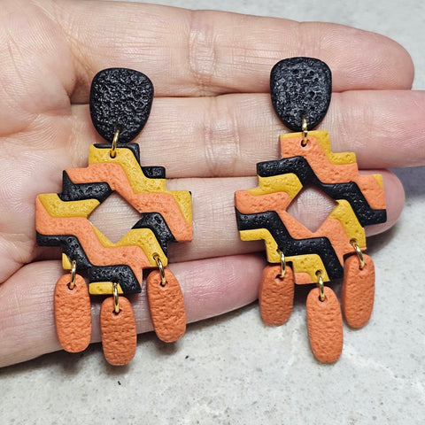 Polymer Clay Earring - LD587