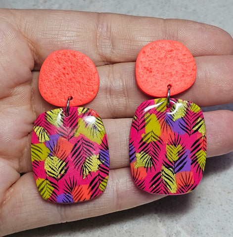 Polymer Clay Earring - LD599