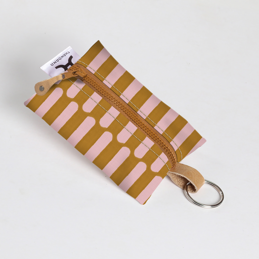 Key Ring Laminated Fabric - Indie - Sunset