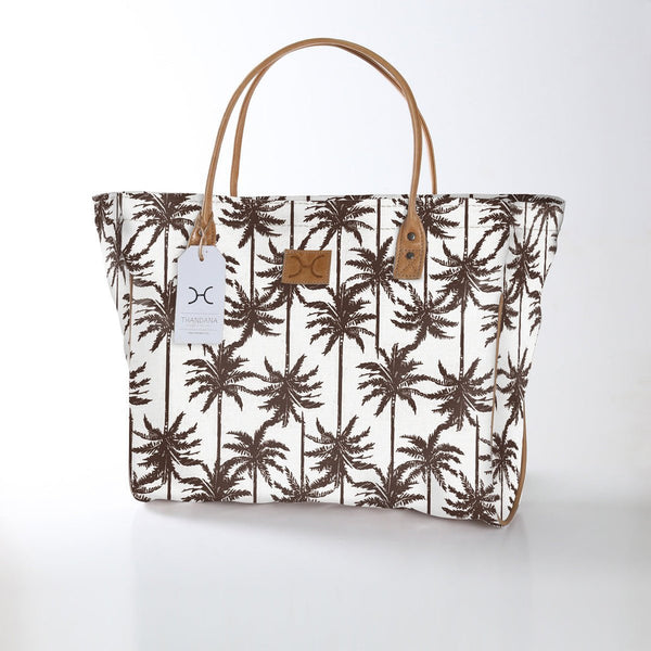 Utility Shopper Bag - Palm - Neutral