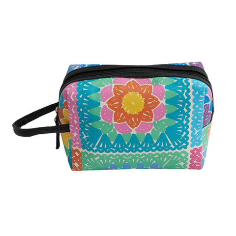 SoGood-Candy Toiletry Bag - Crochet Squares