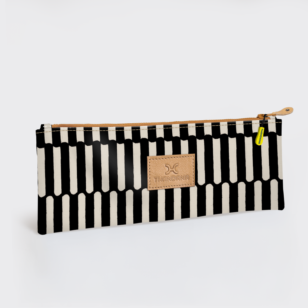 Kids Pencil Case Triple Zip | Laminated Fabric - Indie - Pitch