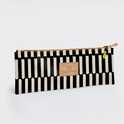 Kids Pencil Case Triple Zip | Laminated Fabric - Indie - Pitch