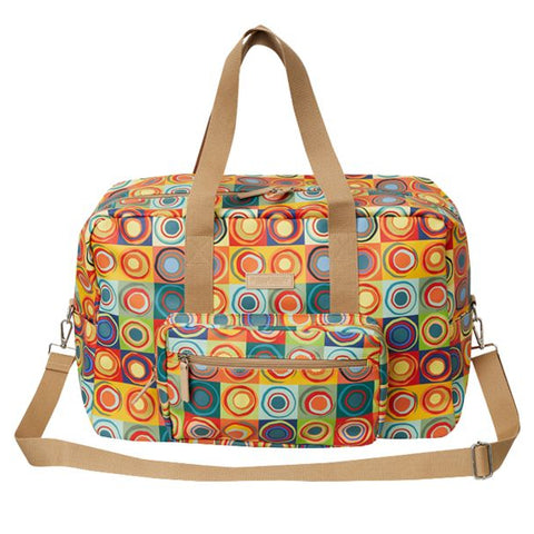 SoGood-Candy Weekender Bag - Bright Circles