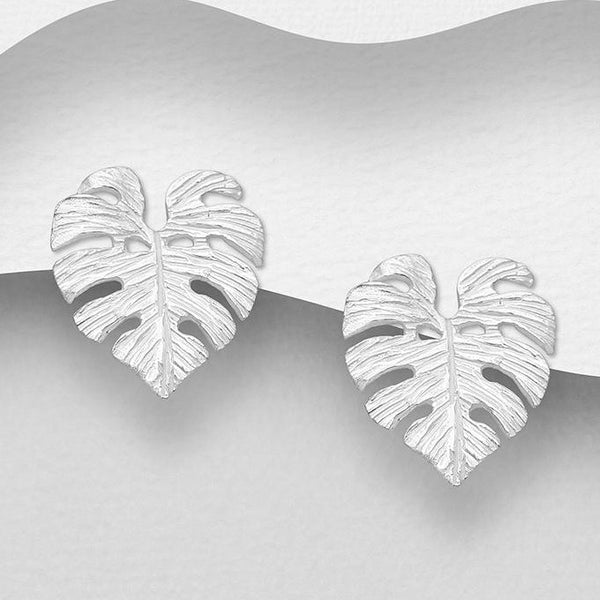 Botanical - Sterling Silver Stud Earrings
