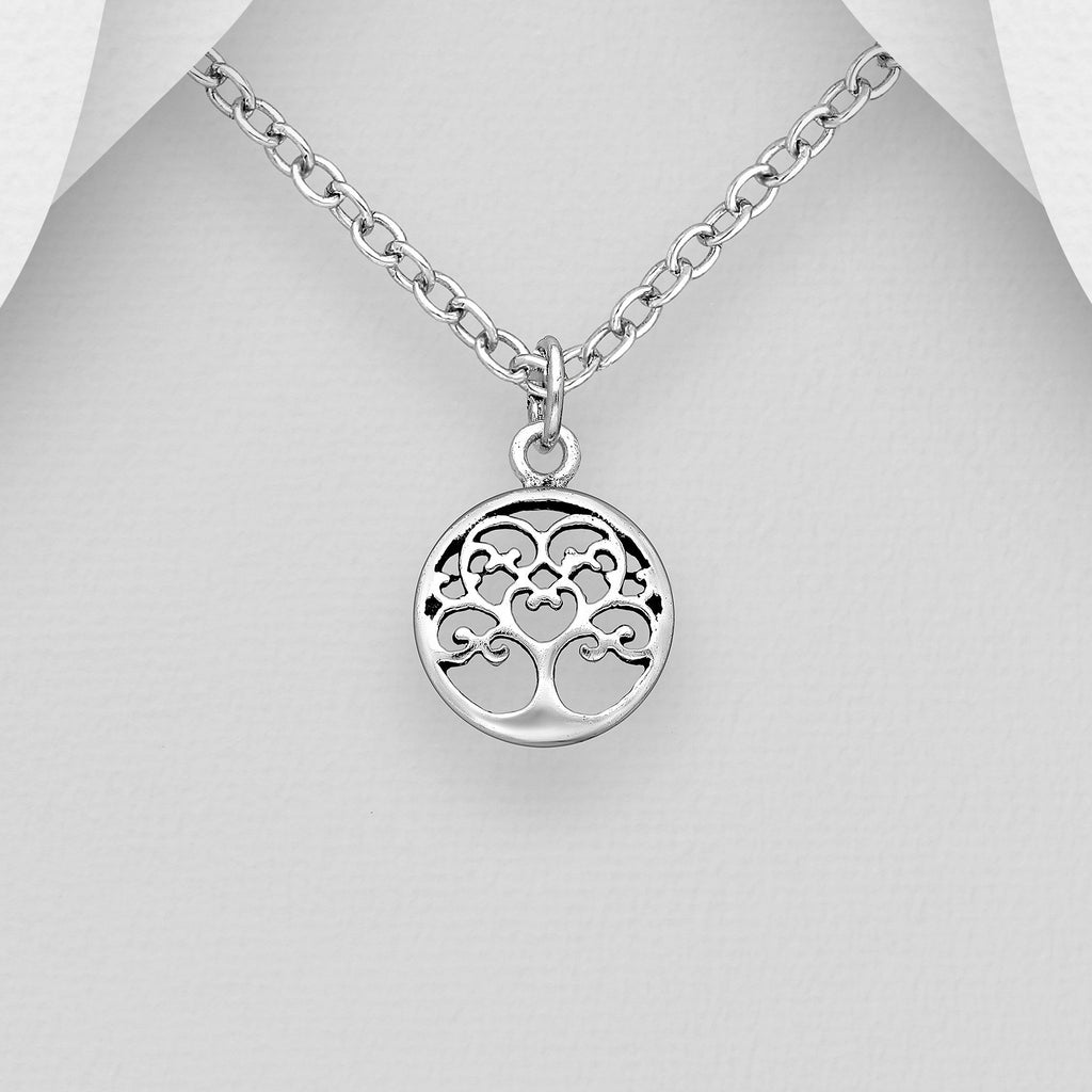 Tiny Tree of Life Sterling Silver Pendant