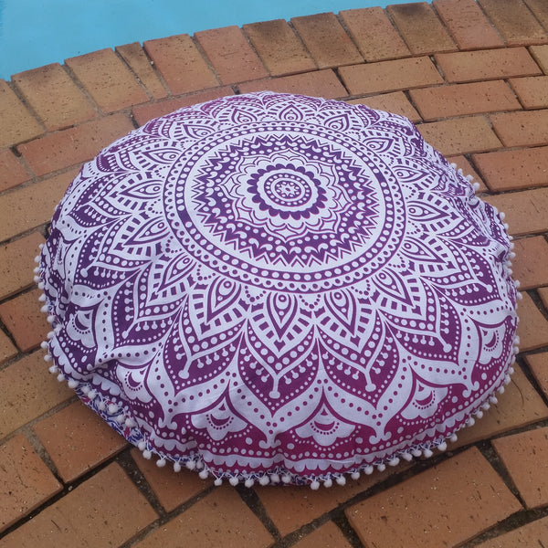 Pink/Purple Ombre Floor Pillow Cover