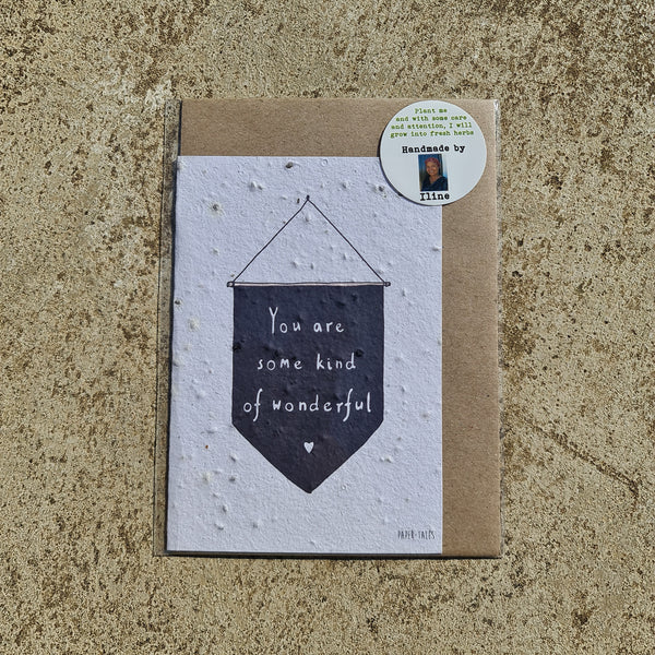 You are... Wonderful - Growing Paper Greeting Card