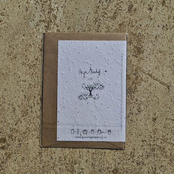 Thanks for being Awesome - Growing Paper Greeting Card