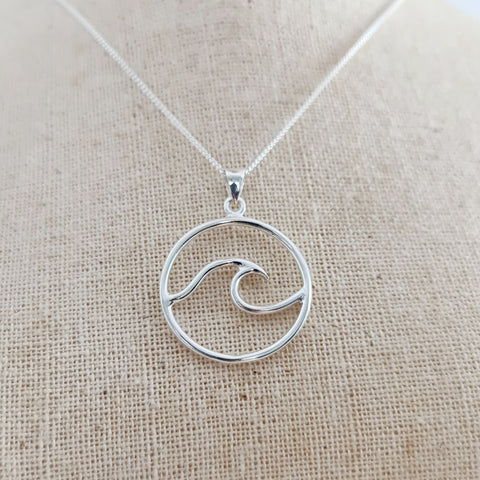 Wave - Sterling Silver Pendant
