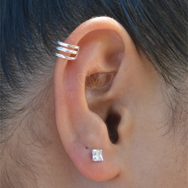 Sterling Silver Ear Cuff - Style 1