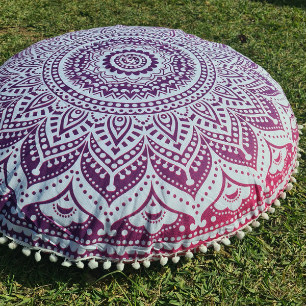 Pink/Purple Ombre Floor Pillow Cover