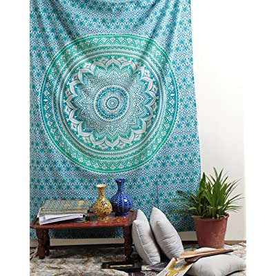Ombre Green Twin Throw