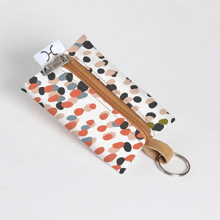 Key Ring Laminated Fabric - Confetti - All About
