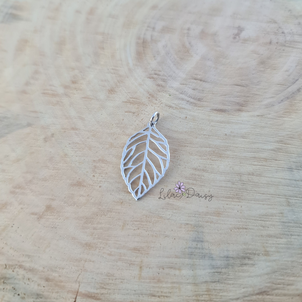 Leaf - Sterling Silver Pendant