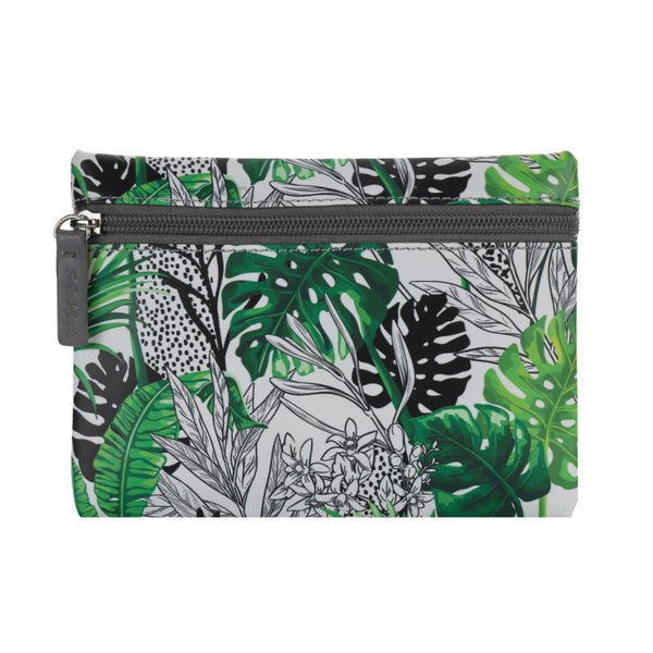 Coin Purse - Green Botanical