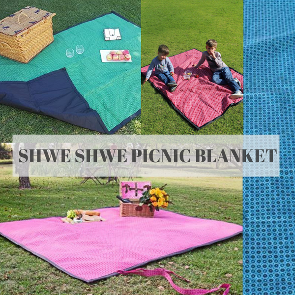Shwe-Shwe Picnic Blankets - Navy Blue 1