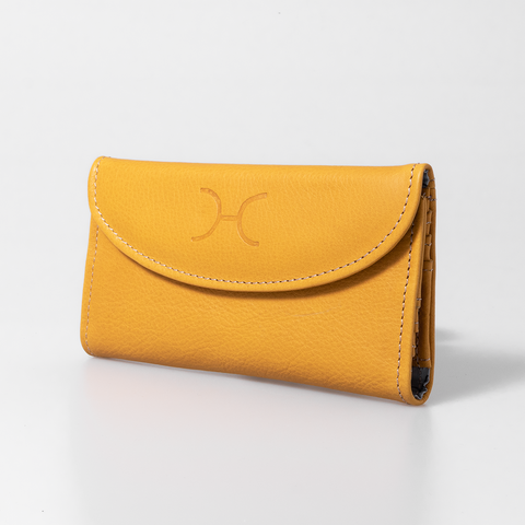 Ladies Leather Wallet - Mustard